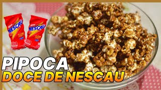 RECEITA DE PIPOCA DE CHOCOLATE  A PIPOCA DOCE QUE VOCÃŠ NÃƒO VAI PARAR DE COMER [upl. by Atinele637]