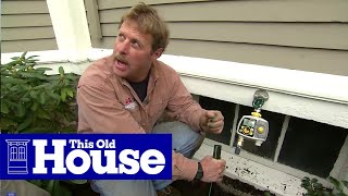 How to Install InGround Sprinklers  This Old House [upl. by Atinar]