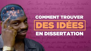 Comment trouver des idées en dissertation  les 3 solutions [upl. by Aicekan294]