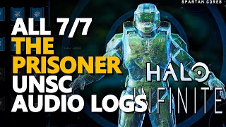 All The Prisoner UNSC Audio Logs Halo Infinite [upl. by Iror]