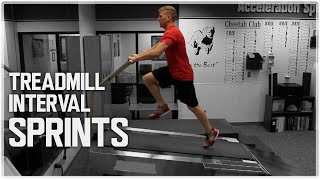 Sprint Interval Training Incline Treadmill  Speed Endurance Workout [upl. by Ykroc]