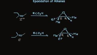 Epoxidation of Alkenes [upl. by Oliver]