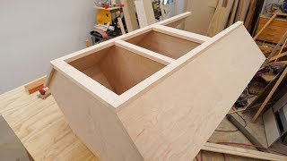 Making A Corner Cabinet  Kitchen Cabinet [upl. by Ydroj]