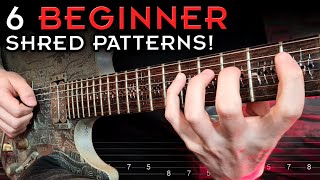 Learn To SHRED With Just 6 Patterns Guitar Lesson  Tabs [upl. by Brownson]