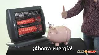 Cómo usar el calefactor eléctrico de cuarzo HQ1261U [upl. by Pachton]