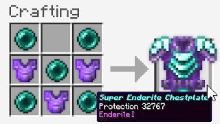 Minecraft UHC but I added NEW Enderite Armor [upl. by Smallman]