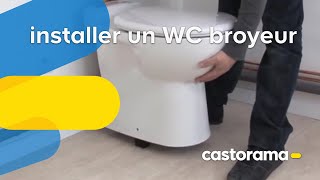 Installer un WC broyeur Castorama [upl. by Lleryd]