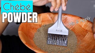 Chebe Powder the Traditional Way  How to Mix amp Apply for Length Retention  HIGHLY REQUESTED [upl. by Nosidda]