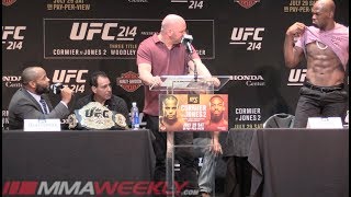 UFC 214 Cormier vs Jones 2 Press Conference FULL [upl. by Malvia]