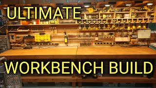 ULTIMATE DIY WORKBENCH BUILD [upl. by Nnairrek447]