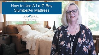 How to Use The LaZBoy SlumberAir Mattress  Inflate amp Deflate [upl. by Akeimahs]