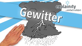 Gewitter einfach erklärt explainity® Erklärvideo [upl. by Cairns]