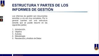 Elaboración de Informes de Gestión [upl. by Eduj]