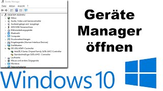 Windows 10 Geräte Manager öffnen Treiber installieren amp deinstallieren [upl. by Avot]