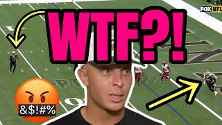 The HARSH truth about Spencer Rattler  Saints vs Commanders film study [upl. by Varin]