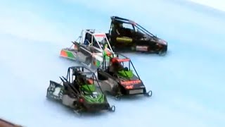 Outlaw 600 Heat Race  Vintage World Championship Snowmobile Derby 192021 [upl. by Panther]