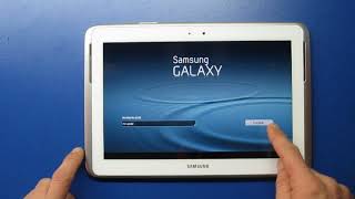 SAMSUNG GALAXY NOTE 101 GT N8010 Hard reset [upl. by Sluiter]