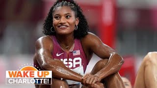 Heres why Anna Cockrell was disqualified from the womens 400m hurdles finals at Olympics [upl. by Bora744]