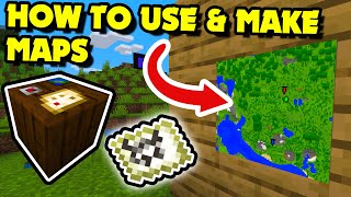 How to USE amp MAKE MAPS in Minecraft 116120  Cartography Table  FULL GUIDE Minecraft Tutorial [upl. by Noseyt]