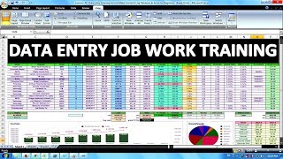 Data Entry amp Office Work Training For Job In Excel In Hindi [upl. by Ainel998]