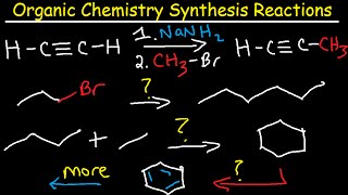 Organic Chemistry Synthesis Reactions  Examples and Practice Problems  Retrosynthesis [upl. by Moreville]