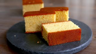 Castella  Japanese Cake  was Kitchen [upl. by Ralyt974]