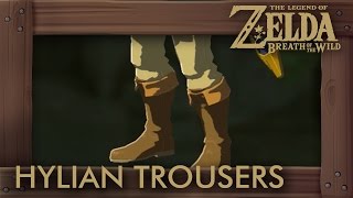 Zelda Breath of the Wild  Hylian Trousers Location [upl. by Nylirek]