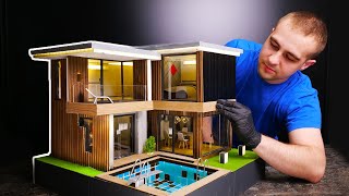 DIY MINIATURE HOUSE FROM LITTLE BRICKS AND CEMENT by 5Minute Crafts [upl. by Enoval936]