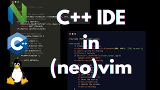 C IDE experience in Neovim [upl. by Atnuhs]