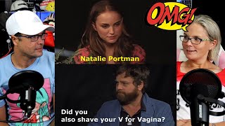 Teacher Reaction to Between Two Ferns Natalie Portman Did you also shave your V for V [upl. by Wulfe932]