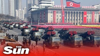 North Korea 70th Anniversary Military Parade 2018 FULL [upl. by Ramedlab200]