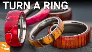 Turning a Comfort Ring Core Woodturning Project [upl. by Blythe]