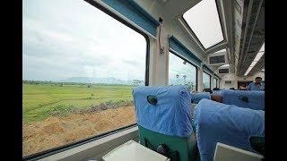 Vistadome train ride between Visakhapatnam and Araku India [upl. by Hanschen]