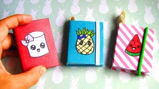 DIY MINI NOTEBOOKS  Makkelijke Kawaii Notitieboekjes How to [upl. by Arihk436]