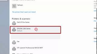 How to install Epson L360 Printer on Windows 10 Manually with Basic Drivers [upl. by Ecneitap]