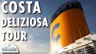 Costa Deliziosa Tour  Costa Cruises  Cruise Ship Tour [upl. by Onaivatco]