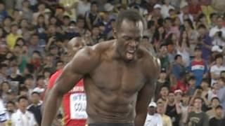 Usain Bolt false starts disqualified in 100m Blake wins 2011 Championship [upl. by Iila]