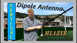 Vertical Dipole Antenna with Spiderbeam 12mHD mast [upl. by Adrea]