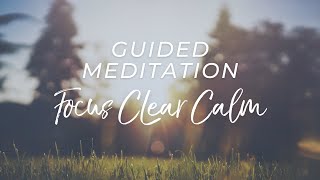 15Minute Guided Meditation for Focus and Clarity [upl. by Bobker3]