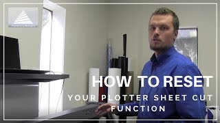 How To Reset Your Plotter Sheet Cut Function [upl. by Nnylrefinnej198]