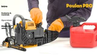 Poulan Pro  Chainsaw Operation [upl. by Gnol649]