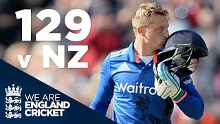 Jos Buttler Hits 129 Off 77 Balls v New Zealand 2015  Full Highlights [upl. by Kolk567]