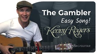 How to play The Gambler by Kenny Rogers on guitar [upl. by Dis]