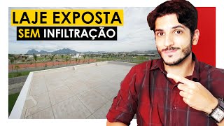 LAJE EXPOSTA  SOLUÇÃO DEFINITIVA CONTRA INFILTRAÇÃO  Poliéster Flexível [upl. by Nilyac715]