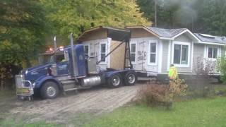 Modular Home Delivered and Set Up [upl. by Dabney]