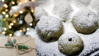 Kourabiedes Greek Butter Cookies [upl. by Lorine906]