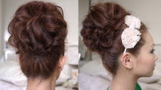 Special Occasion Big Bouffant Hair Tutorial [upl. by Arema]