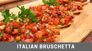 Italian Bruschetta Easy Recipe [upl. by Charlean]