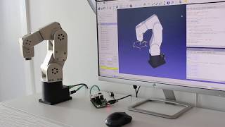 Robot Programming with Raspberry Pi  RoboDK [upl. by Nisen]