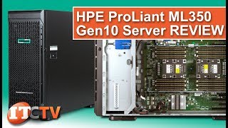 HPE Proliant ML350 Gen10 Server REVIEW [upl. by Einahpets]